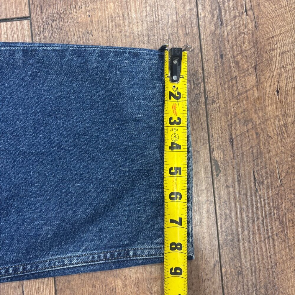Everlane Jeans Womens 33L Blue The Way-High High Rise Straight Stretch Denim - Picture 12 of 12